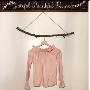 Stretchy off the shoulder blouse